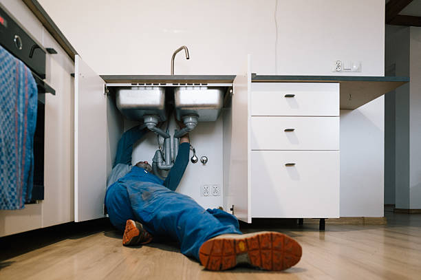 Professional Drain Cleaning technician working in Humble, TX